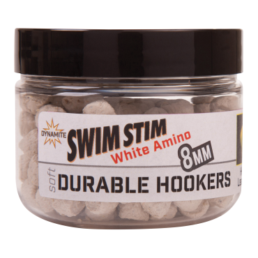 Dynamite Baits Swim Stim Durable Hook Pellet 8mm White Amino